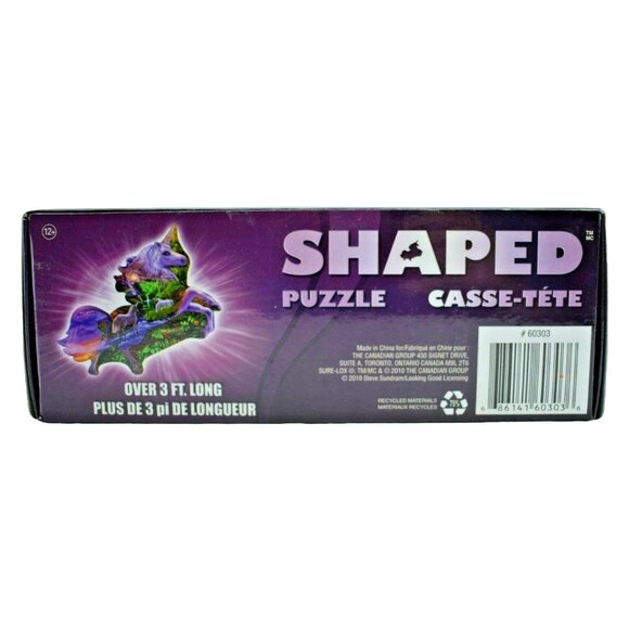 SureLox Mystic Unicorn Shaped 650 Piece Jigsaw Puzzle 3 feet Complete - Picture 4 of 9